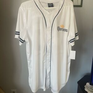 Mens Corona baseball shirt XL NWT